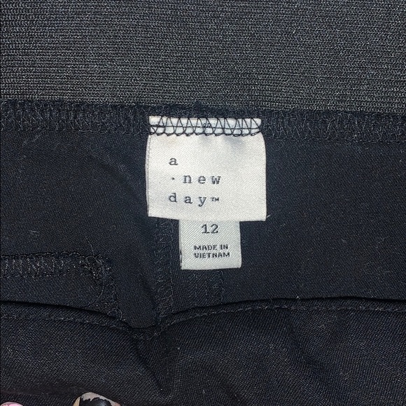 Black Stretch-Waist Work Pant - Picture 3 of 3